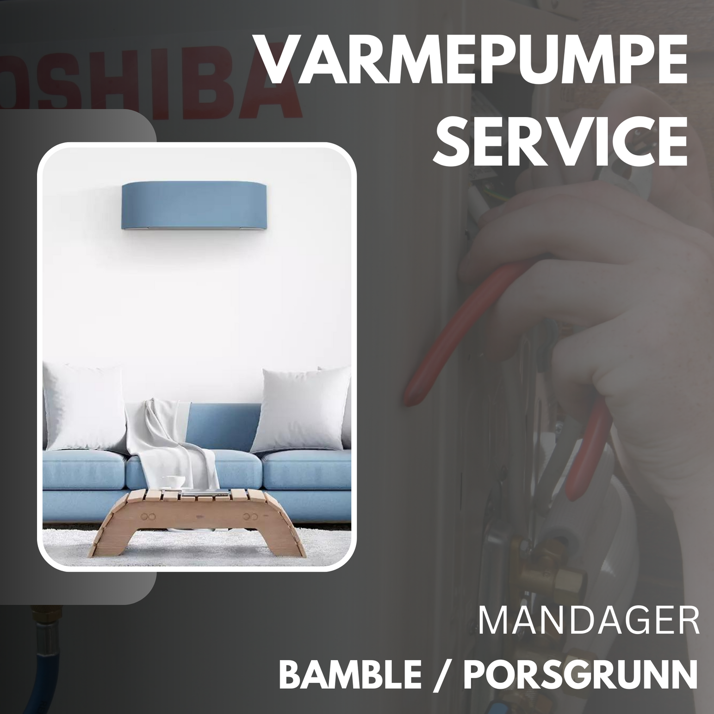 Bamble/Porsgrunn Service Varmepumpe